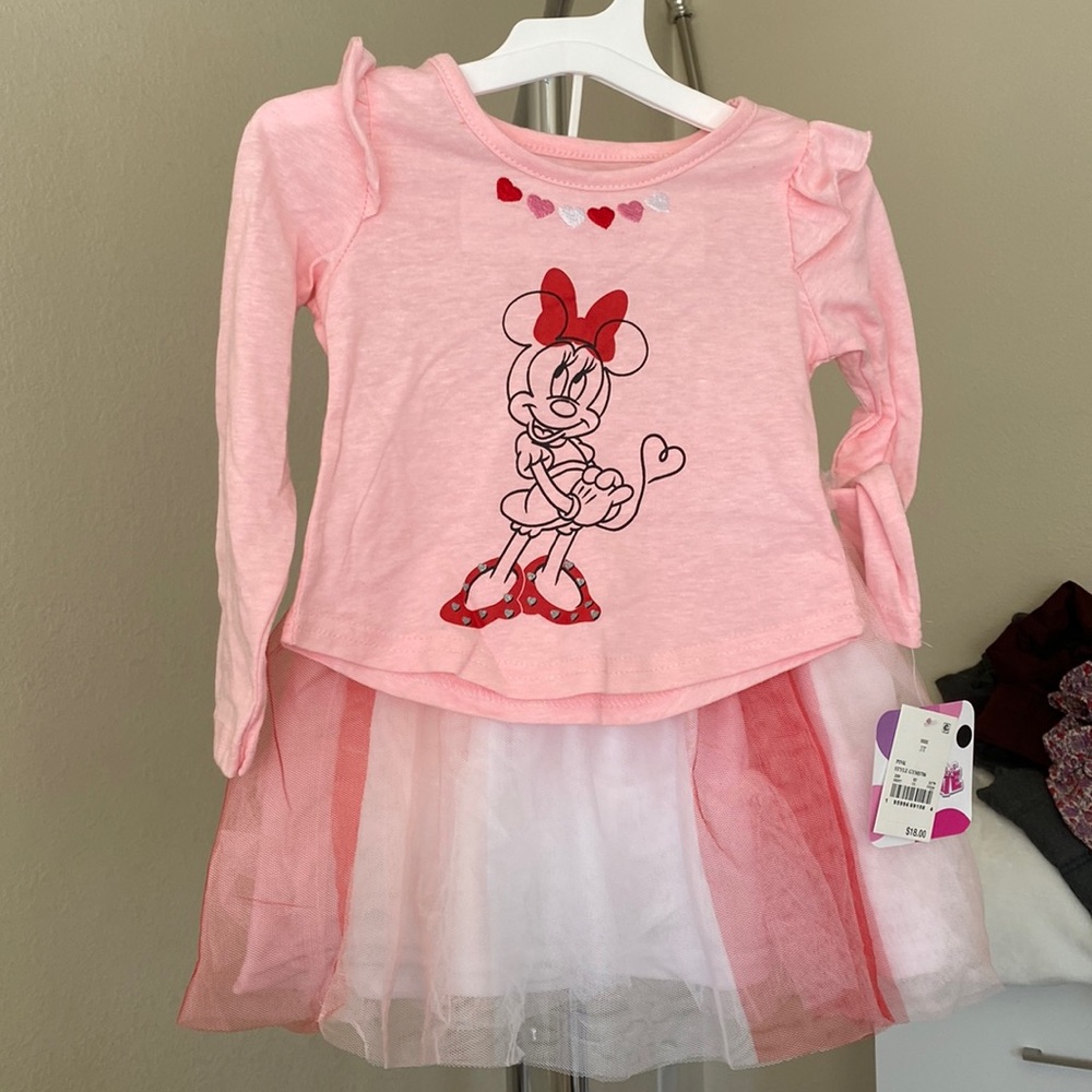 NWT Minnie 3T kids set